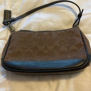 Small brown Coach purse